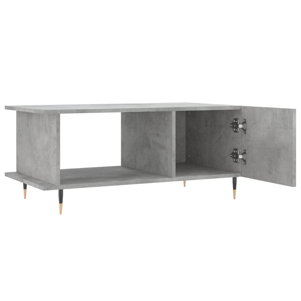  Coffee Table, Concrete Grey, 90x50x40 Cm