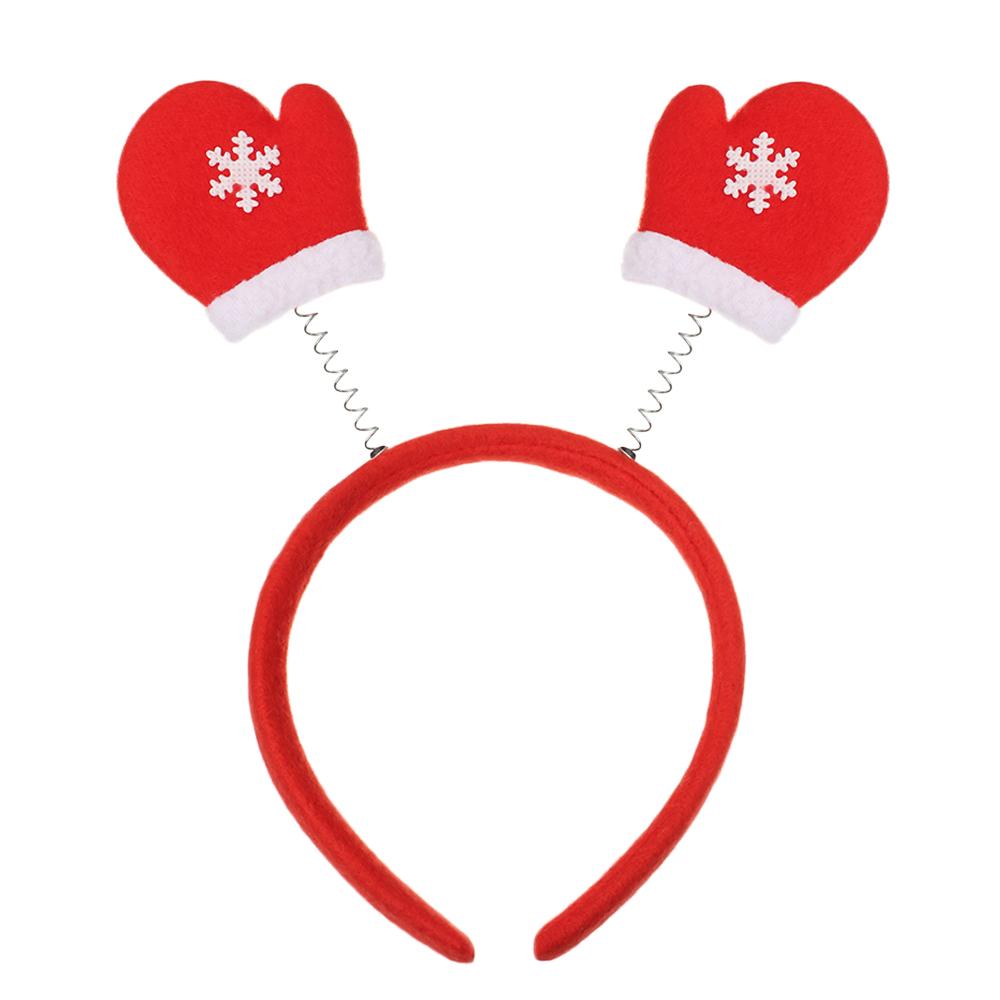 Masquerade Antlers Santa Claus Hair Accessories Christmas Decorations Reindeer Headwear Xmas Hairband Christmas Headbands