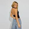 European and American Pure Desire Swinging Collar Neck Sling Vest Women's Summer New American Spice Girl Sexy Outerwear Top