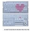 Set di Tasti Trasparente Ghiaccio Profilo Cherry Tasti PC Tastiera Meccanica