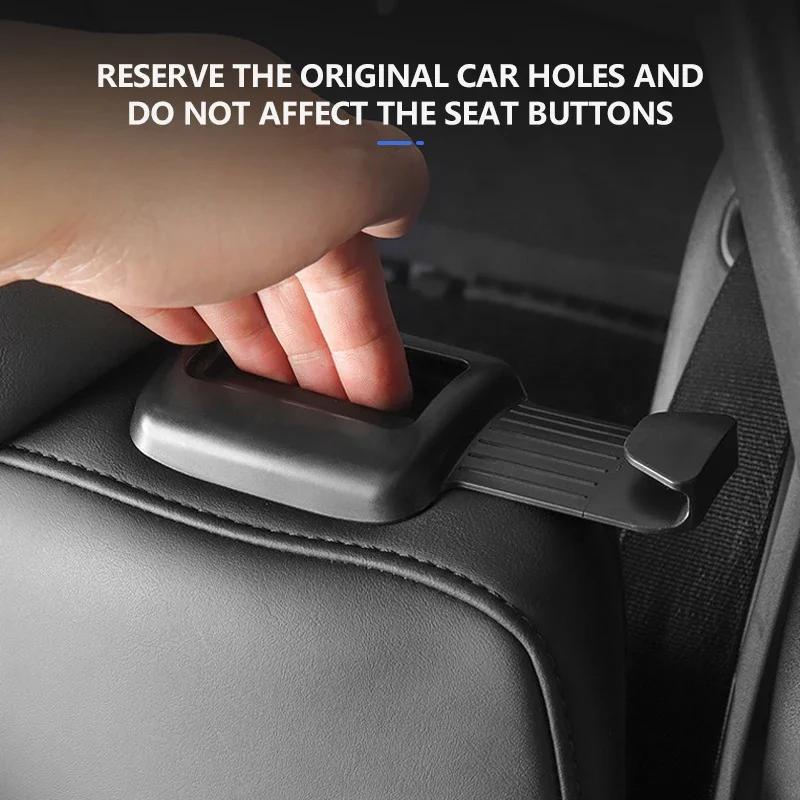 For Tesla Model Y HW4.0 2024 Rear Seat Safe Belt Guide Limiter Backseat Seatbelt Guide Holder ModelY 2021 2023 Car Accessories