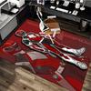 1pc Power Rangers Red Ranger Anime Cartoon Design Office Chair Mat Non-Slip Carpet for Home Decor, Living Room, Bedroom, Game Room - Suitable for All