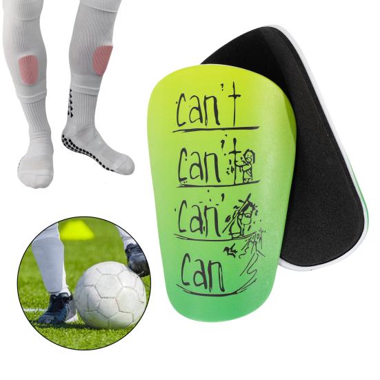 2 Stück Fußball-Schienbeinschoner, Miniatur-Fußball-Schienbeinschoner, winzige Schienbeinschoner, harte Antikollisionsschutzausrüstung für das Fußballtraining