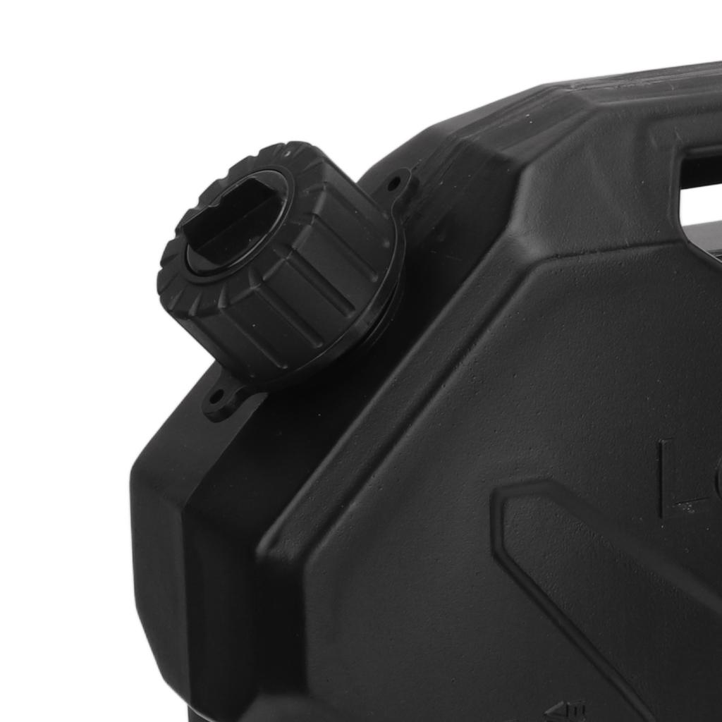 Heizölbehälter 6L 1,6 Gallonen Schwarz Große Kapazität Benzinbehälter für Auto Motorrad UTV ATV Geländewagen Ohne Halterung