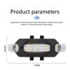 3.7V 90MAH Motorcycle LED Hazard Lights Light Aluminium