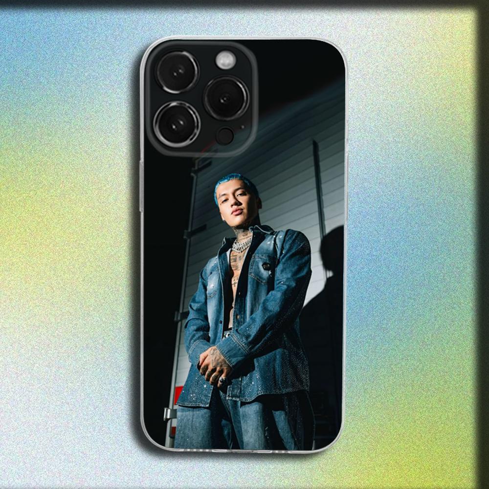 Singer Rapper B-Blessd Phone Case For iPhone 16,15,14,13,12,11 Plus,Pro,Max,XR,XS,Plus,SE,Mini Transparent Soft Cover