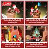 JAKI Christmas Wooden House Model Assembly Toy Home Creative Ornament Building Blocks Set Christmas Gift for Boys and Girls