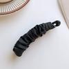 Fabric Banana Clip Korean Elegant Leopard Print Ponytail Holder Ponytail Clip Hair Claw Hairpin Sweet Bowknot Hair Clip Women