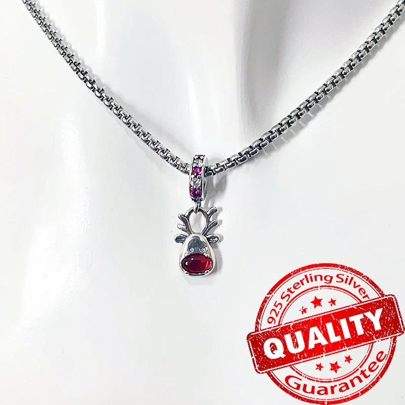 Merry Christmas Copper Snowflake Sled Christmas Tree Elk Bell Pendant Fit Diy Bracelet Necklace Festival Party Gift