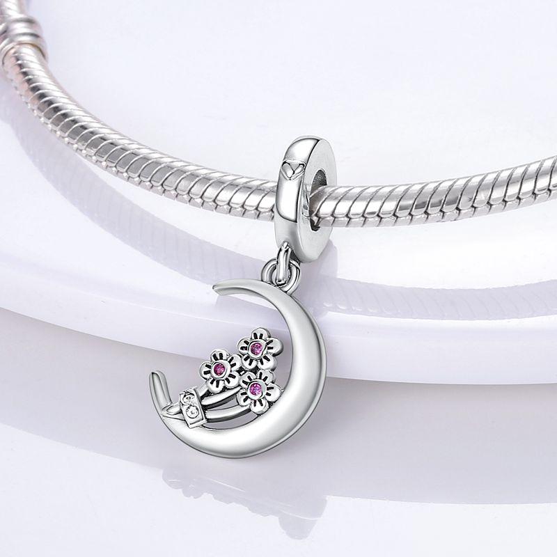 Copper Charms Beads Lovely Cat Pets Dangle Love Heart Charm Clip Stopper Fit Pandora Bracelet Necklace Diy Jewelry