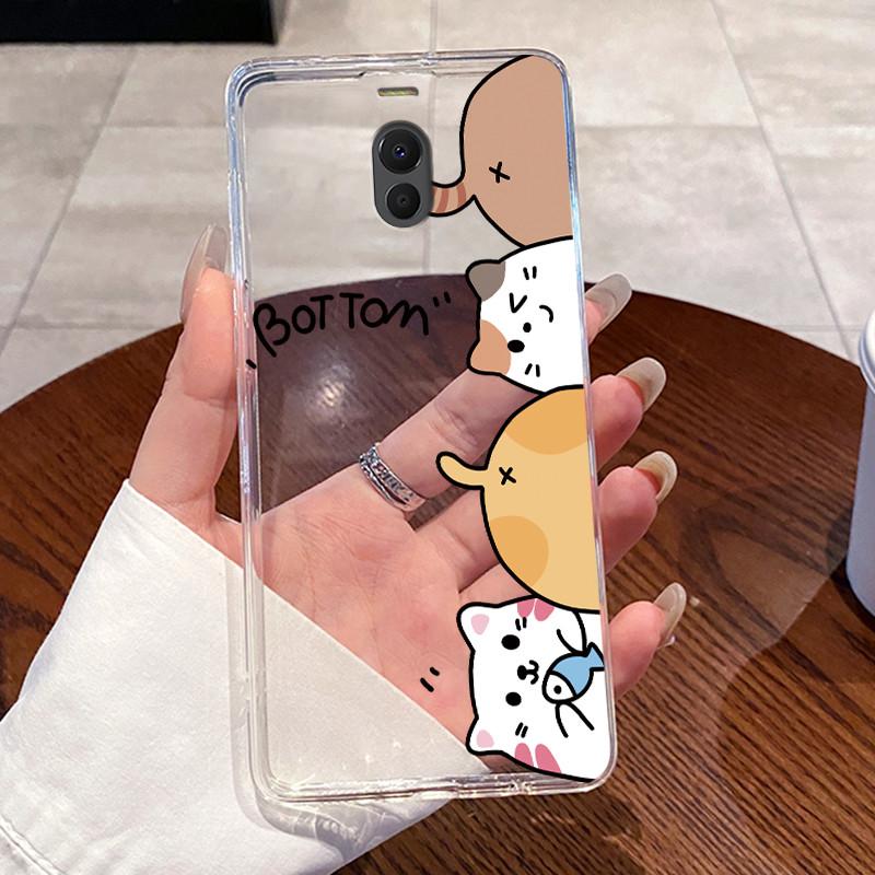 Casing For Meizu M6 Note M6 M6T Case Aesthetic Fashion Cute Cat Astronaut Soft Silicone Back Cover Transparent TPU Phone Case