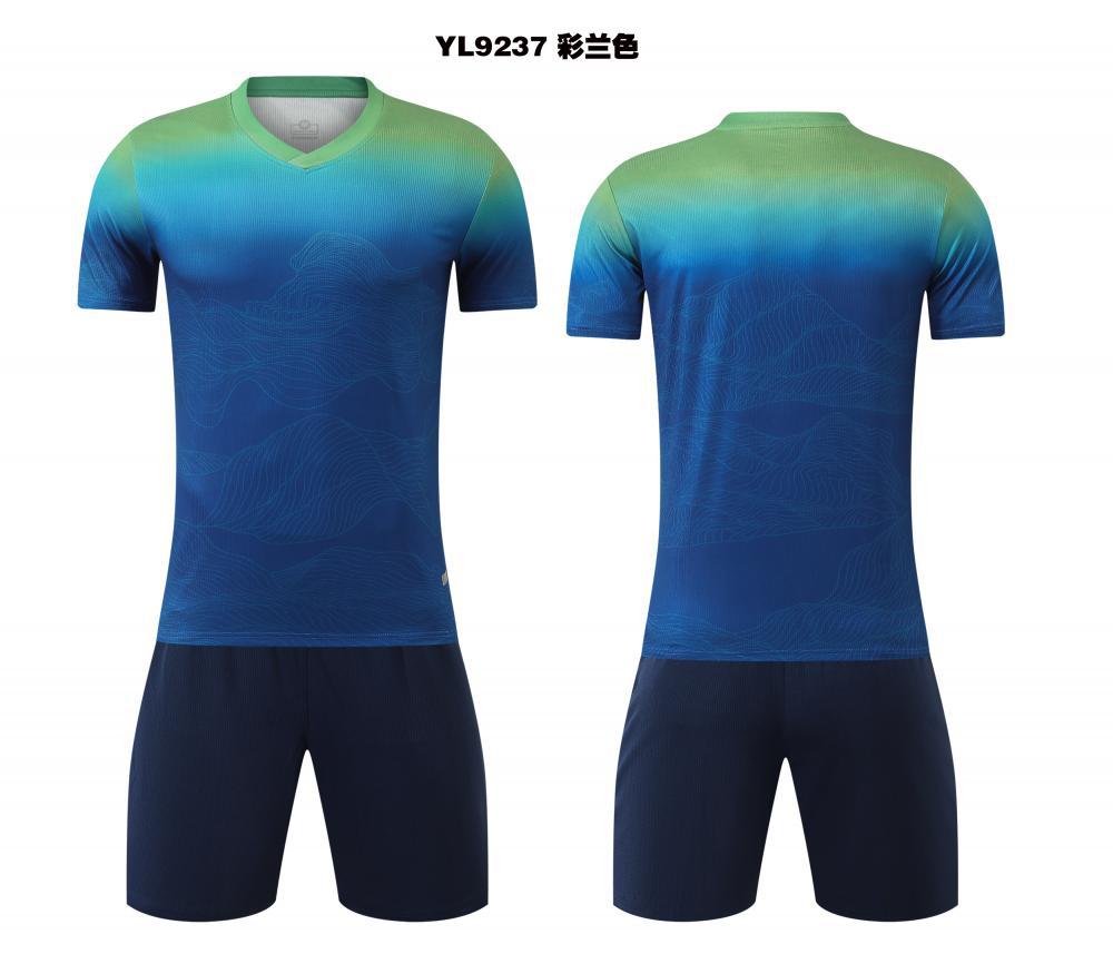 Summer Football Training Uniform Short Sleeve Set Adult Children Team Competition Training Team Uniform Jersey 9237
