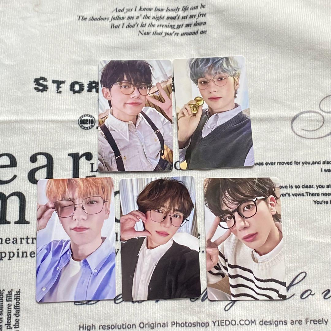 

[USED] TXT Introduction New Membership Bonus FC 5 Cards Trading Card Fan Club