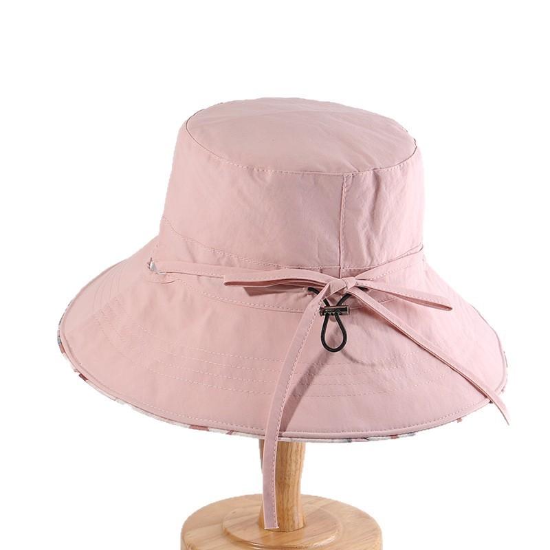Fashion Print Doublesided Fisherman Hat With Wide Brim For Summer Travel