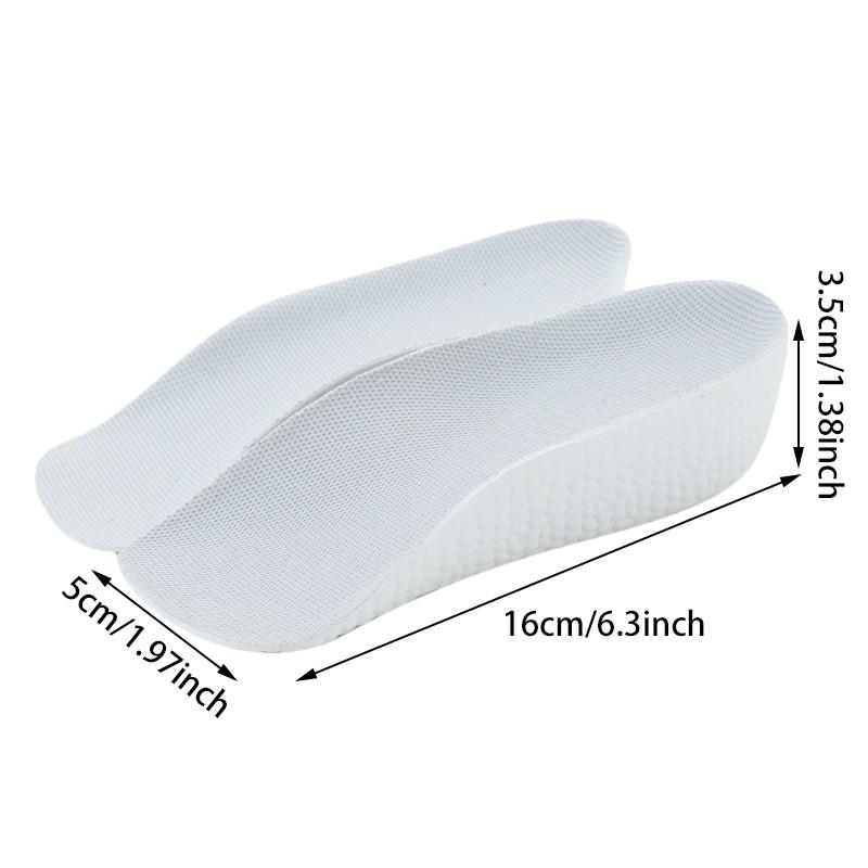Height Increase Insoles Men Women Shoes Flat Feet Arch Support Orthopedic Insoles Sneakers Heel Lift Memory Foam Soft Shoe Pads