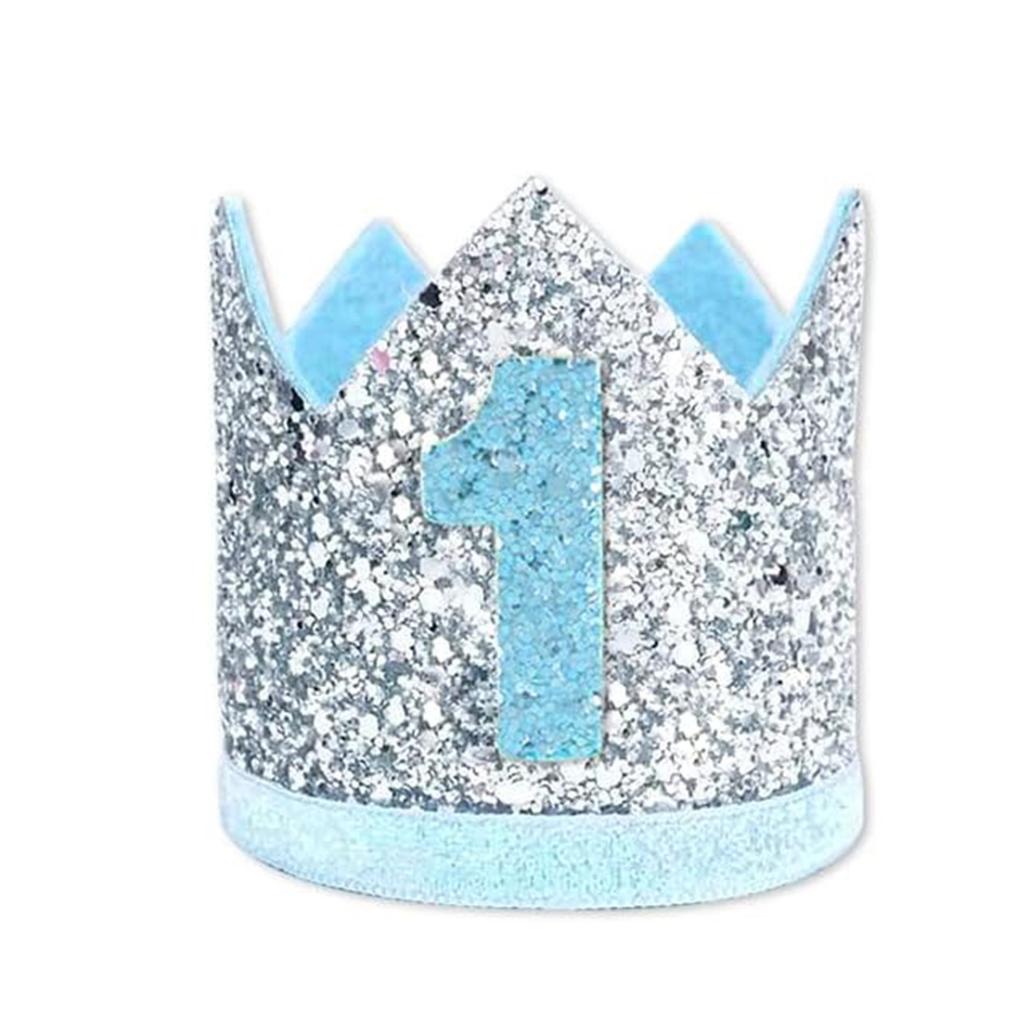 Baby 1st Birthday Hat, Birthday Party Decorations, Kids Party Props Shooting, Party Supplies Baby Birthday Crown Party Hat