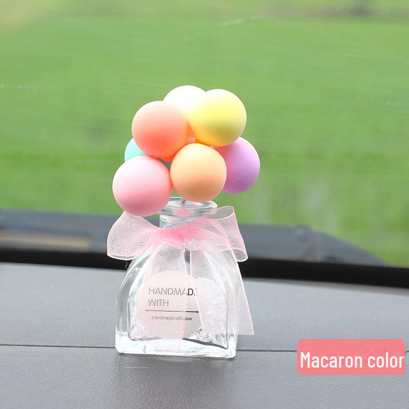 

«Красочные украшения для автомобиля из 8 воздушных шаров»: Милый флакончик для ароматерапии для украшения приборной панели.