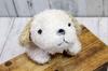 Shinada Lazy Party Fluffy Dog Ivory (Medium) 12 X 27 X 8 Cm Plush Toy, Animal Merchandise, FLPI-0158