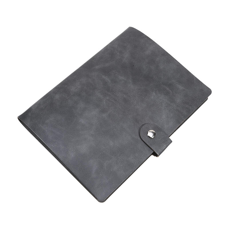 Minimalist Leather Photo Album Large Capacity Refillable Binder with Insert Pages