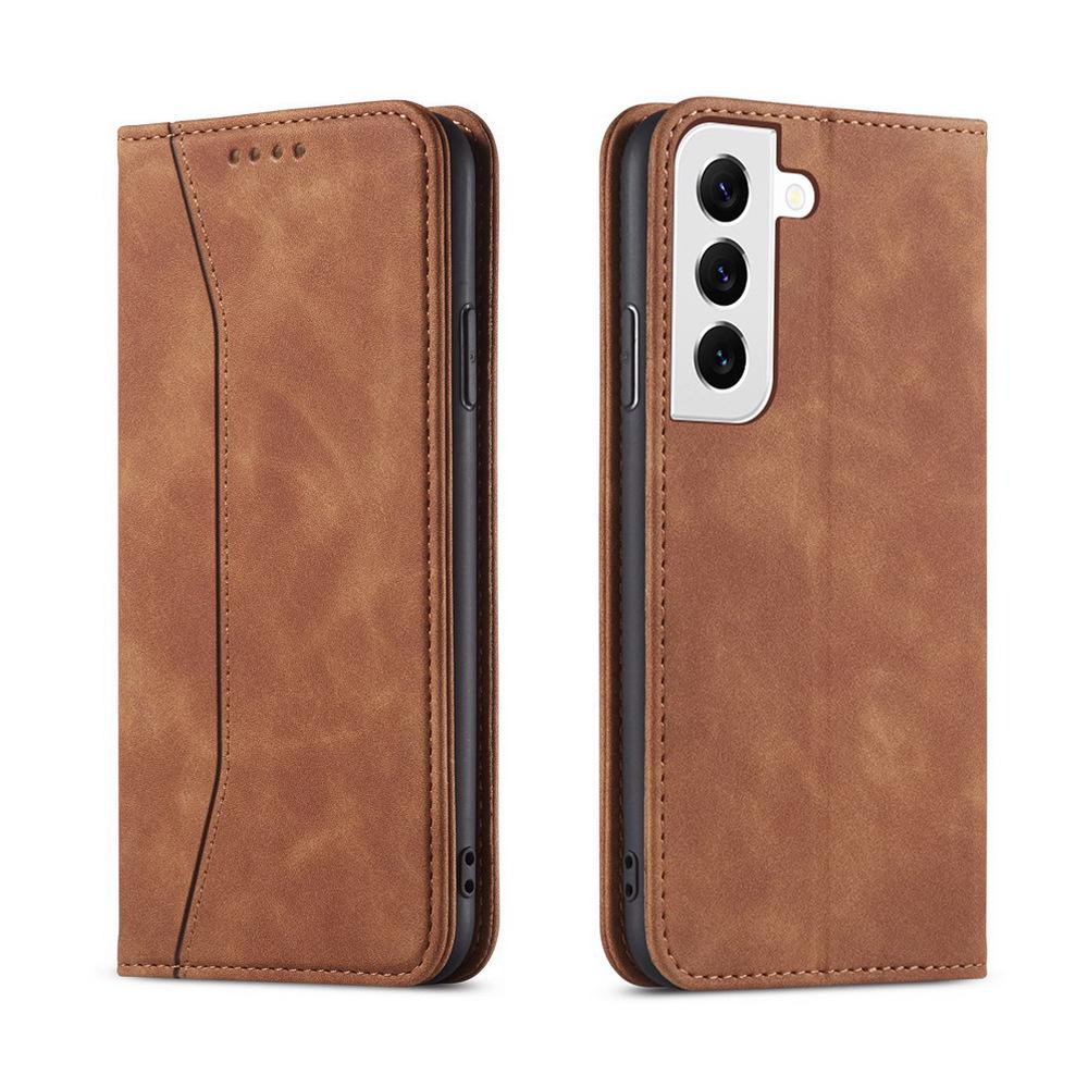 Samsung S24 Leather Case, A15/A54 5G Magnetic Flip Cover, A14/A35 Protective Cover with Magnetic Suction.