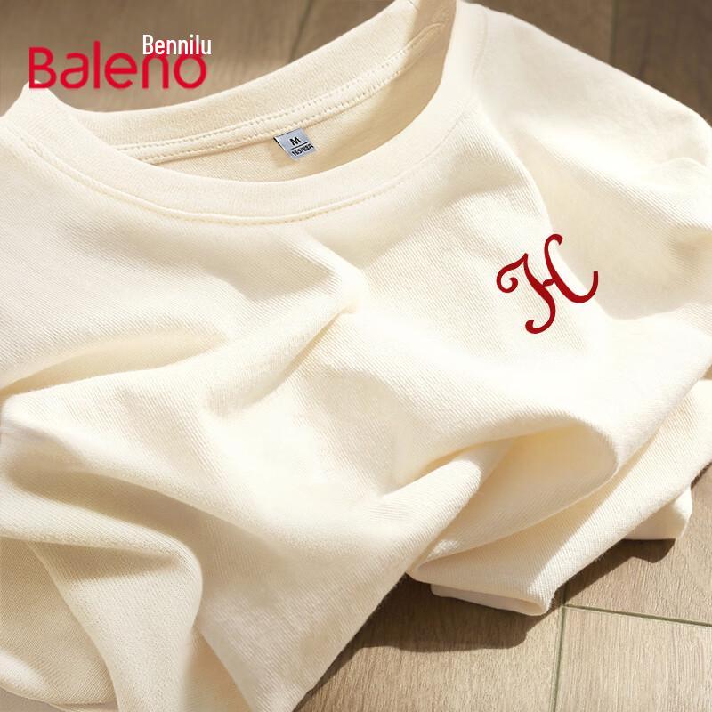 Baleno Women s Pure Cotton Letter Print T-Shirt M