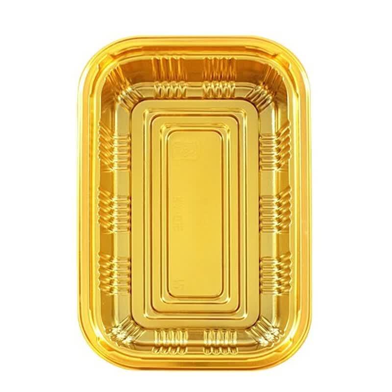 Disposable Plastic Meat Roll Packaging Boxes with Lids