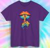 Rainbow Lips T-Shirt | Don't Judge Graphic Tee S-5XL | LGBTQ Pride Shirt