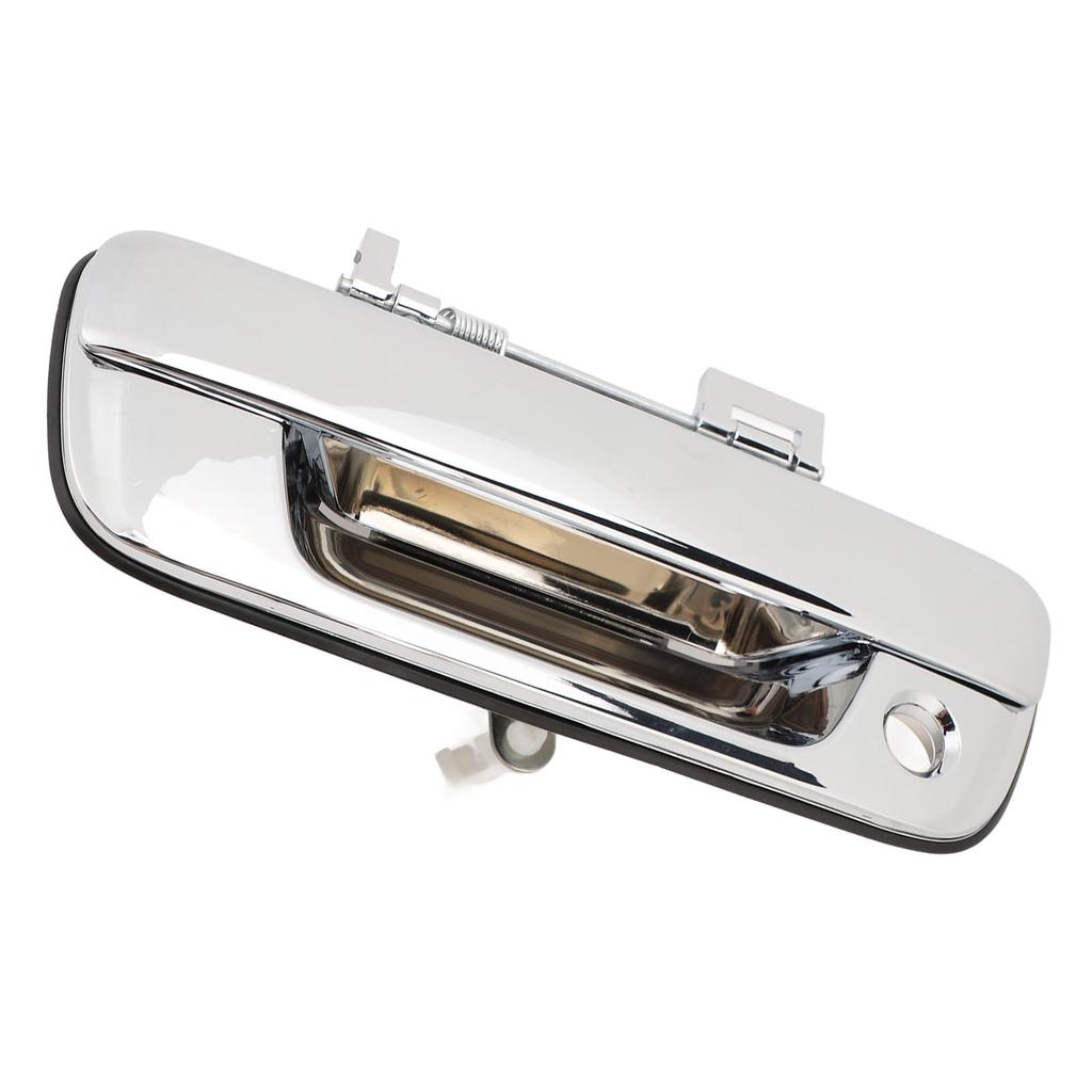 Rear Tail Gate Handle Solid Construction Tailgate Latch Handle Replacement for Isuzu D‑MAX 2002 To 2011 Chrome