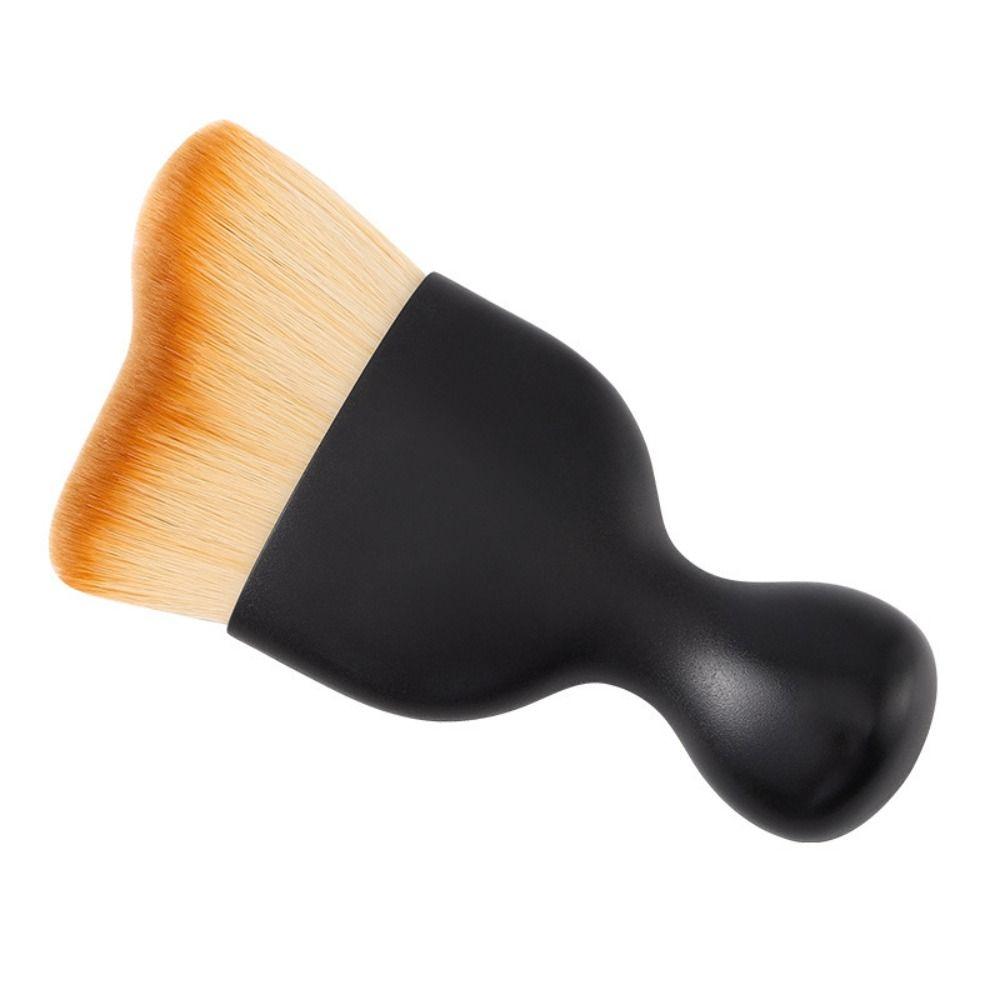 Curved Design Car Detailing Brush Ultra Soft Dust Sweeping Soft Brush Car Slot