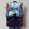 Dark Mage Summoning Elemental Forces Metal Poster Customized Wall Art Retro Vintage Tinplate Signs for Room Decoration Wand Deko