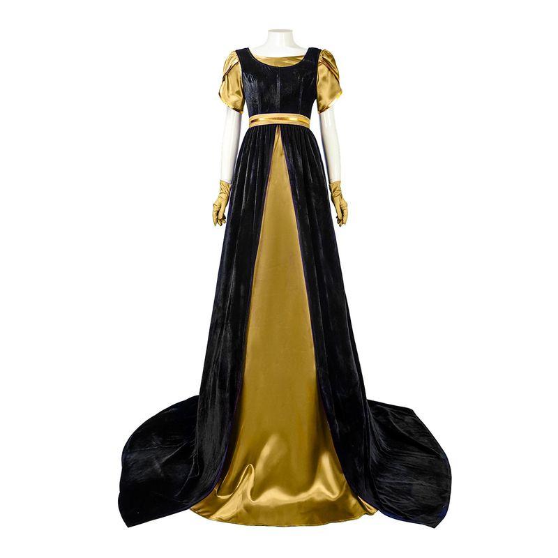 Bridgerton Vestito Set Due Pezzi Abito Medievale Abito Lungo da Donna Allacciatura Abbigliamento Vestito Vintage