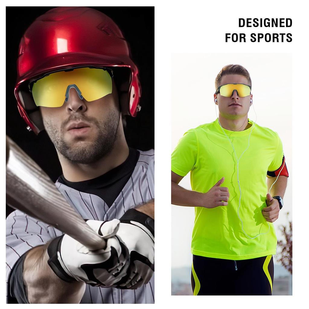 Óculos de Sol Esportivos Polarizados UV400 Adequados para e 0038 [DUCO] Masculinos, Proteção, Ciclismo, Baseball, Tênis, Dirigir, Corrida, Pesca, Golfe,