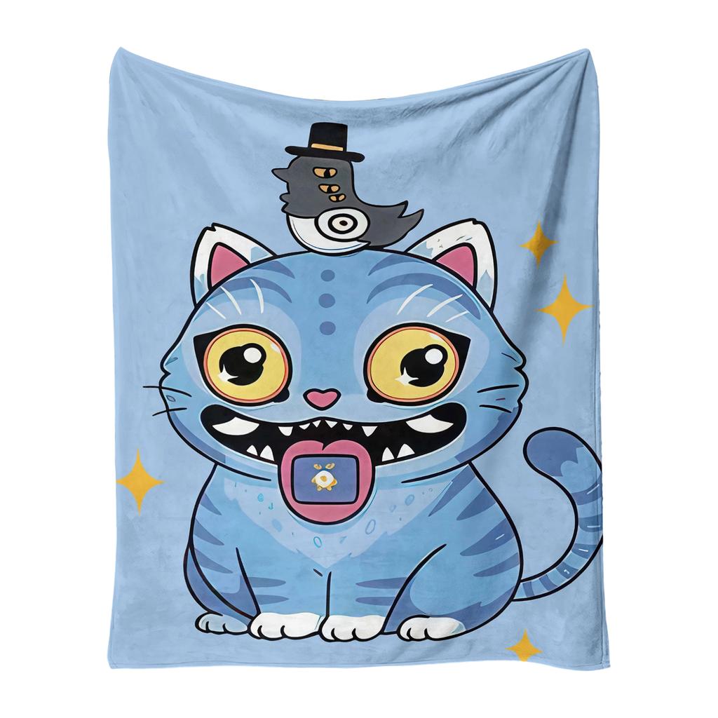 150*200cm Anime Peripheral Printed Warm Blanket