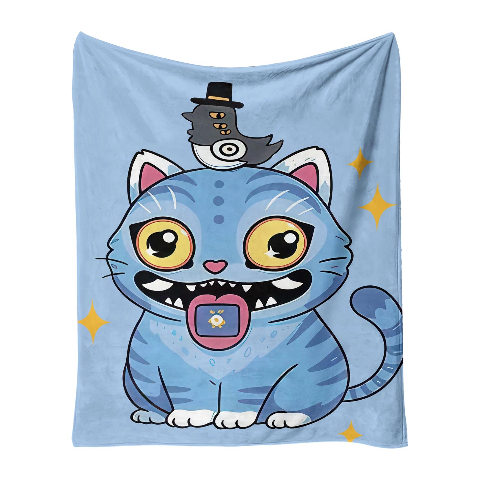 

150*130cm Anime Peripheral Printed Warm Blanket One Size