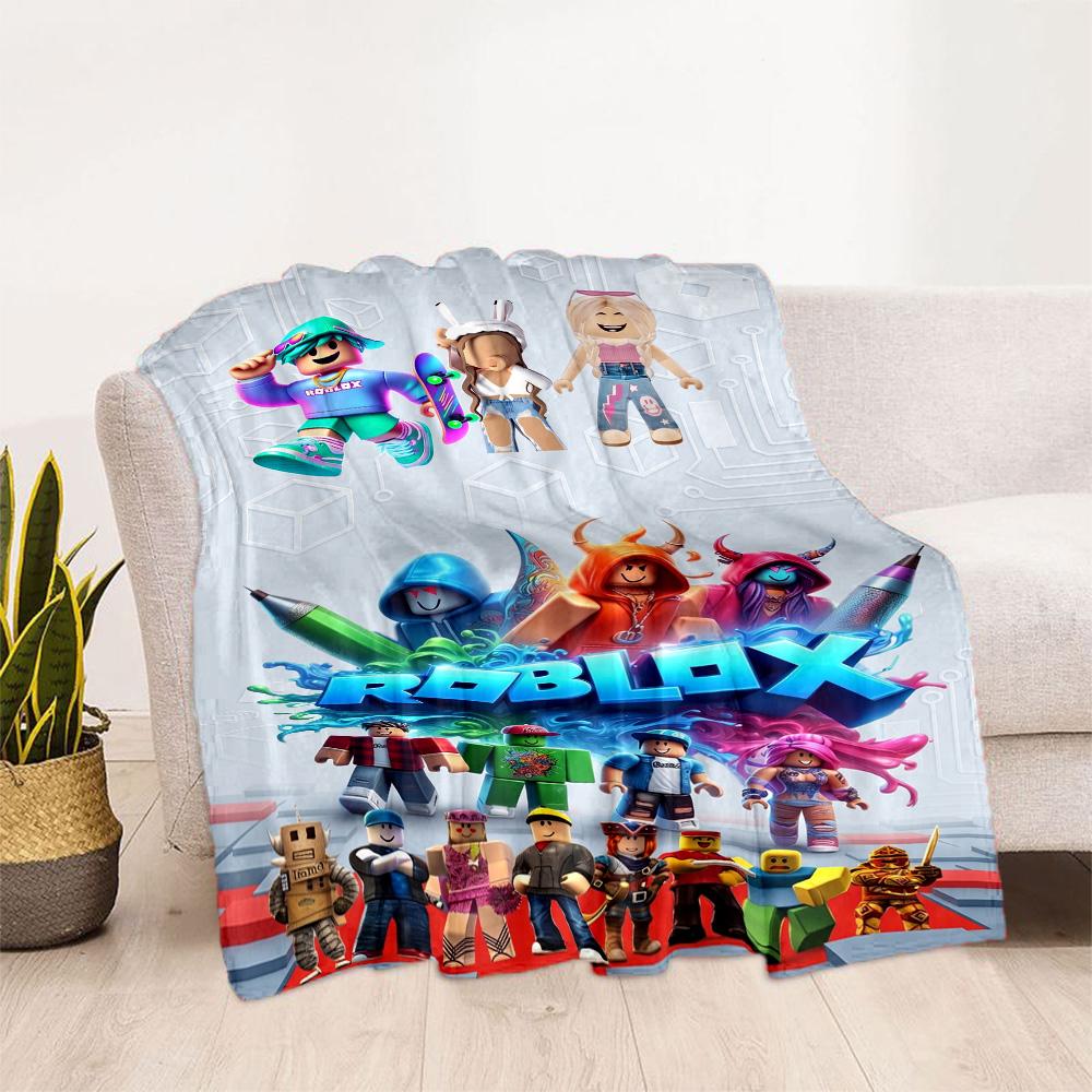 Roblox 379 Blanket Comfortable Perfect for Chair Picnics Seaside All-Season Use Stylish Decor Gifts For Family Or Friends