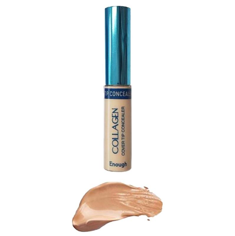 ENOUGH Collagen Cover Tip Concealer – 3 Shades | High Coverage & Hydrating