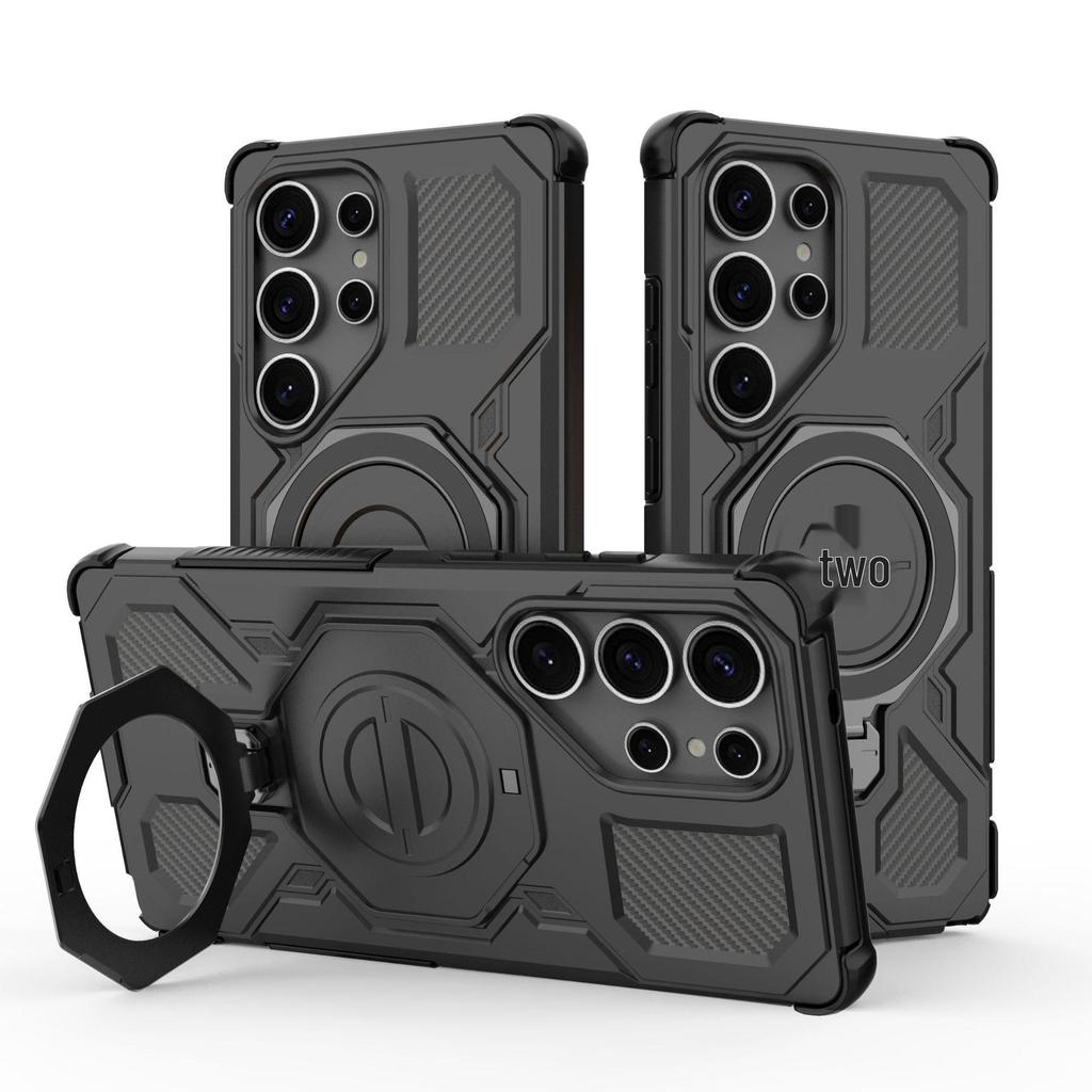 Samsung S25ULTRA J-20 Drehständer & Airbag Fallschutz A56 Hülle