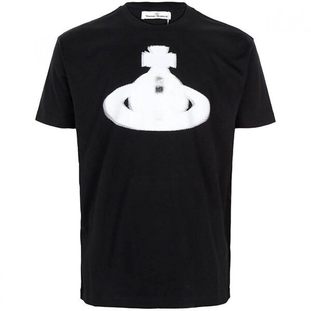 

Футболка Vivienne WesTwood 25ss Black Halftone Orb Classic 3g01003g J001m L