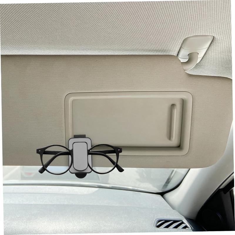 Sunglasses Holder Clip Fits All Sunglasses Sizes Multi-Functional Car Visor Organizer for Ticket Card Auto Accessory