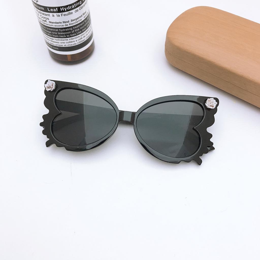 Women'S Light Luxury Diamond-Encrusted Glasses, Advanced Concave Sunglasses, Children'S Uv-Proof Sunglasses