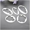 5Pcs/Set Cloud Shape Cookie Cutter Custom Made 3D Printed Fondant Biscuit Mold