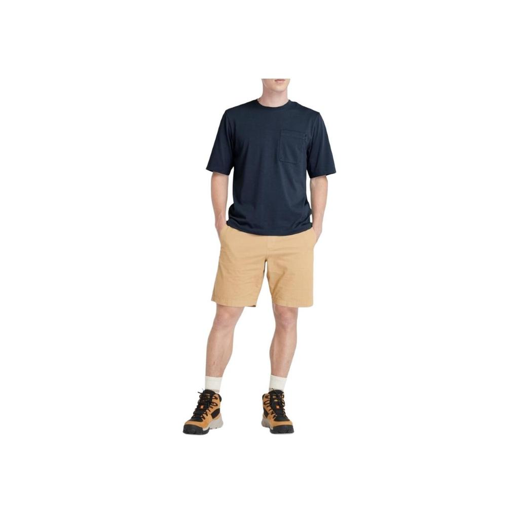Timberland UV Protection Moisture-Wicking T-Shirt Men Tops Deep-Sapphire-Blue A641C-433