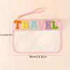 1PC Makeup Bag Transparent Cute ID Bag Waterproof Portable Handbag Large Capacity Makeup Bag