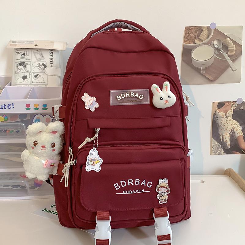 Children's Schoolbag Elementary School Students Girls Junior High School Students High School Two-piece Set Backpack