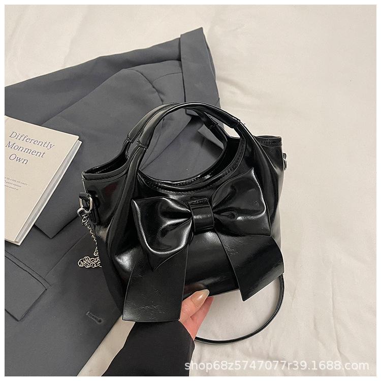 New Popular and Fashionable Large-capacity Bow Handbag, Foreign and Beautiful, High-end Backpack, Personalized Leisure Bag