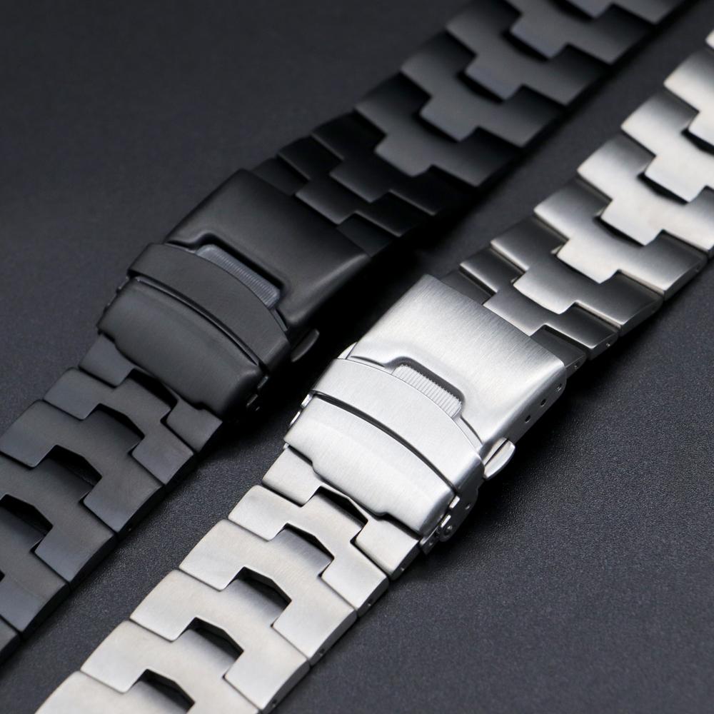 Luxury Titanium Strap For Apple Watch 9 Ultra 2 49mm 45mm 41mm Correa Bracelet For Apple iWatch Series 8 7 SE 6 5 4 se 44mm 42mm