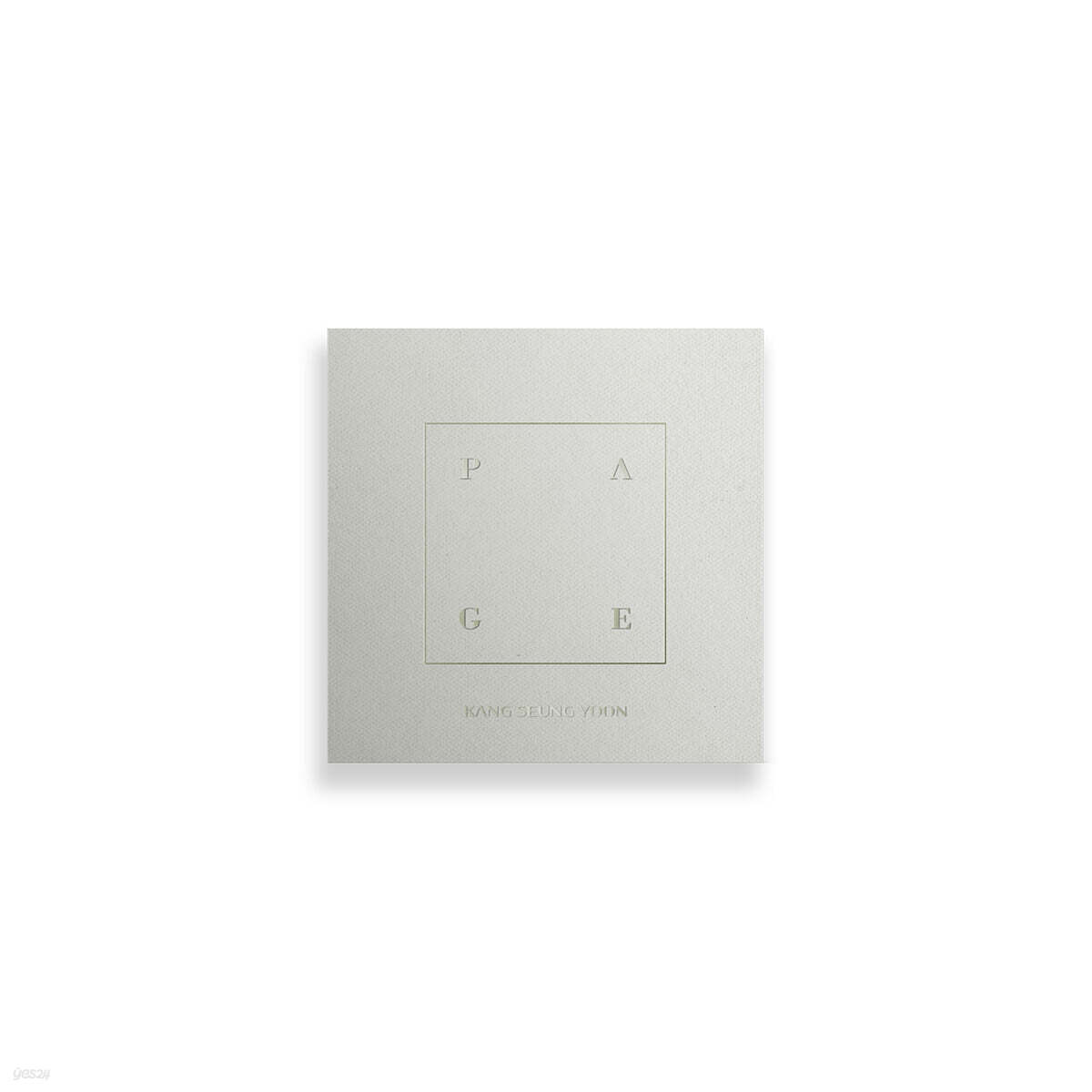 

KANG SEUNG YOON - 1st FULL ALBUM [PAGE] [Kit Album]