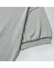 WORTHWHILE MOVEMENT Knit Polo Half Shirt (Light Gray)