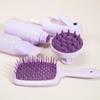 4Pcs Silicone Scalp Massage Comb Detangling Hair Brush Hairdressing Hair Dye Applicator Bottle Spray Bottle Barber Styling Tools