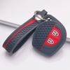 Silicone Car Key Fob Cover for Suzuki Swift Alto Jimny SX4 Vitara Ignis Celerio Dzire with Keychain Honeycomb Texture Anti Scratch Key Fob Protector